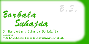 borbala suhajda business card